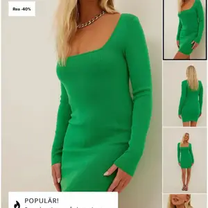Grön klänning fr na-kd. Aldrig använd då jag inte fått rätt tillfälle.