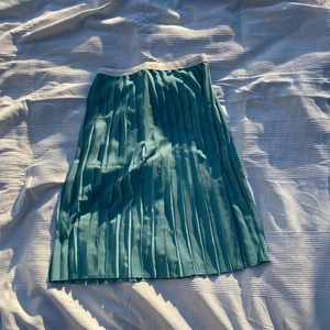 Turkos kjol - En jättefin turkos kjol min kompis gjort! Säljer bara för att jag (som transkille) inte känner mig bekväm i den. Resår i midjan, 74 cm lång.  🖤Kan mötas upp vid T-centralen i Stockholm 🖤Hund och katt finns i hemmet  🖤Meddela om du har frågor