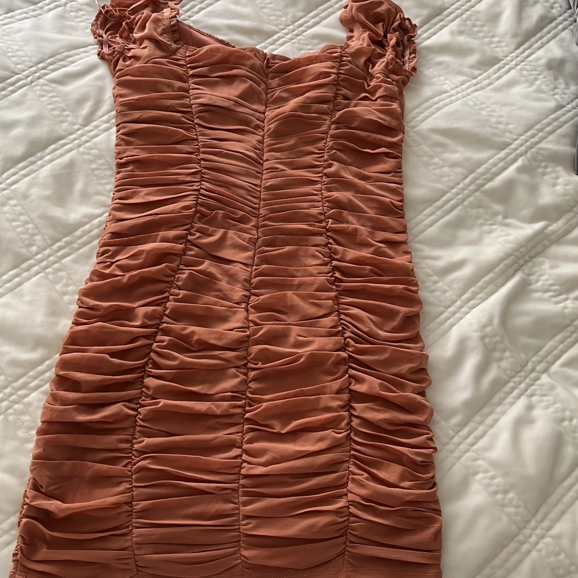 Rosa stretchig klänning  - 91