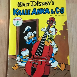 Kalle Anka Nr 3 1948 - Kalle Anka Nr 3 1948 Nytryck 1991. 