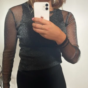 Glitter meshtopp - Oanvänd