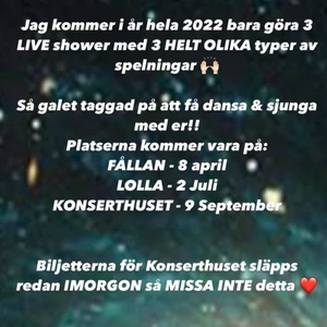 Benjamin ingrosso komsert - Intressekoll på mina biljetter till Benjamins konsert!! 9 september, 2 stycken. Ska tyvärr iväg så därför kollar jag nu om någon är intresserad💕💕