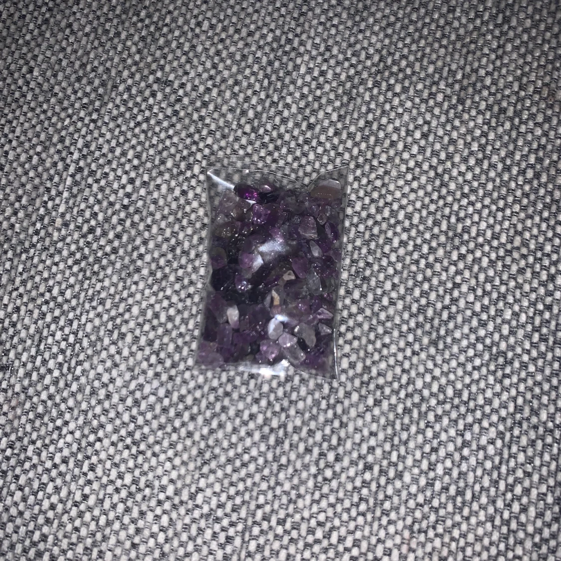 Påse med kristaller