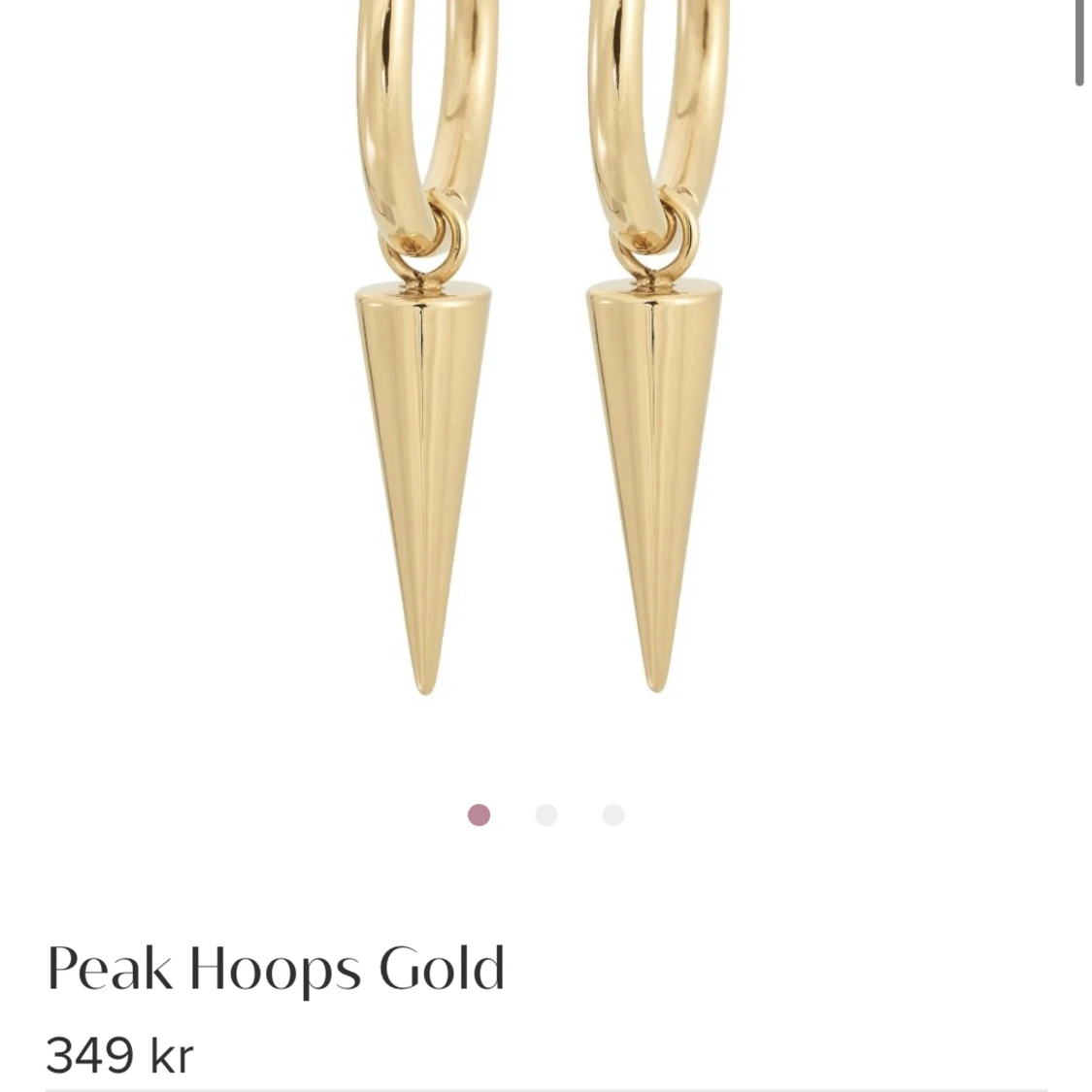 Edblad peek hoops gold