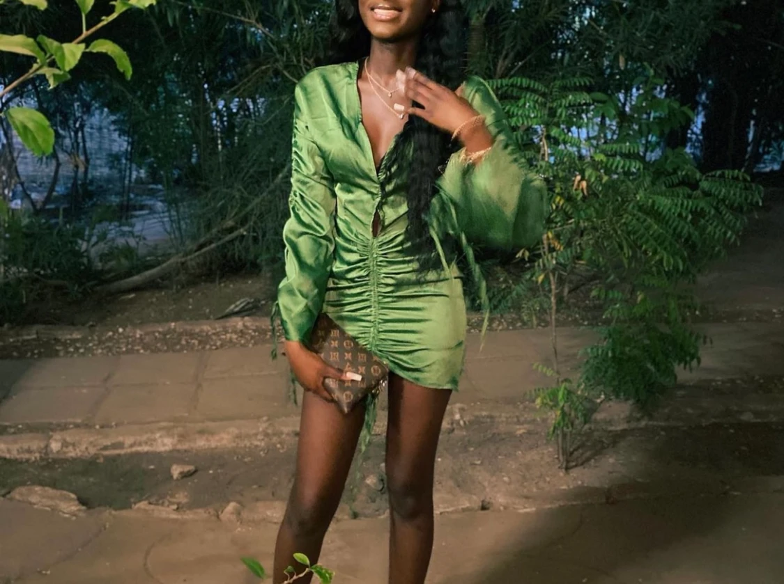 Grön klänning  - 90