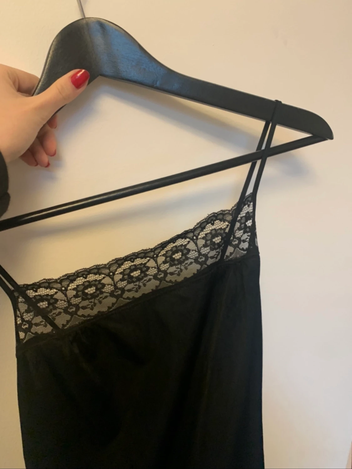 Svart spetslinne  - 90