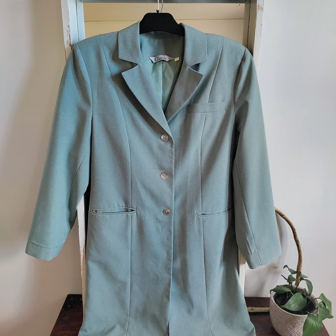 Blazer/kavaj i lång modell