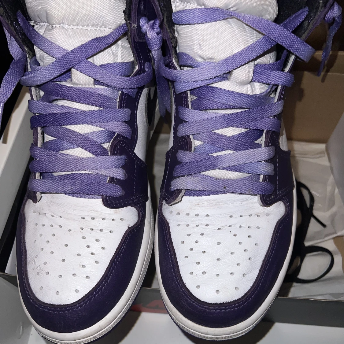 Jordan 1s court purple - 91