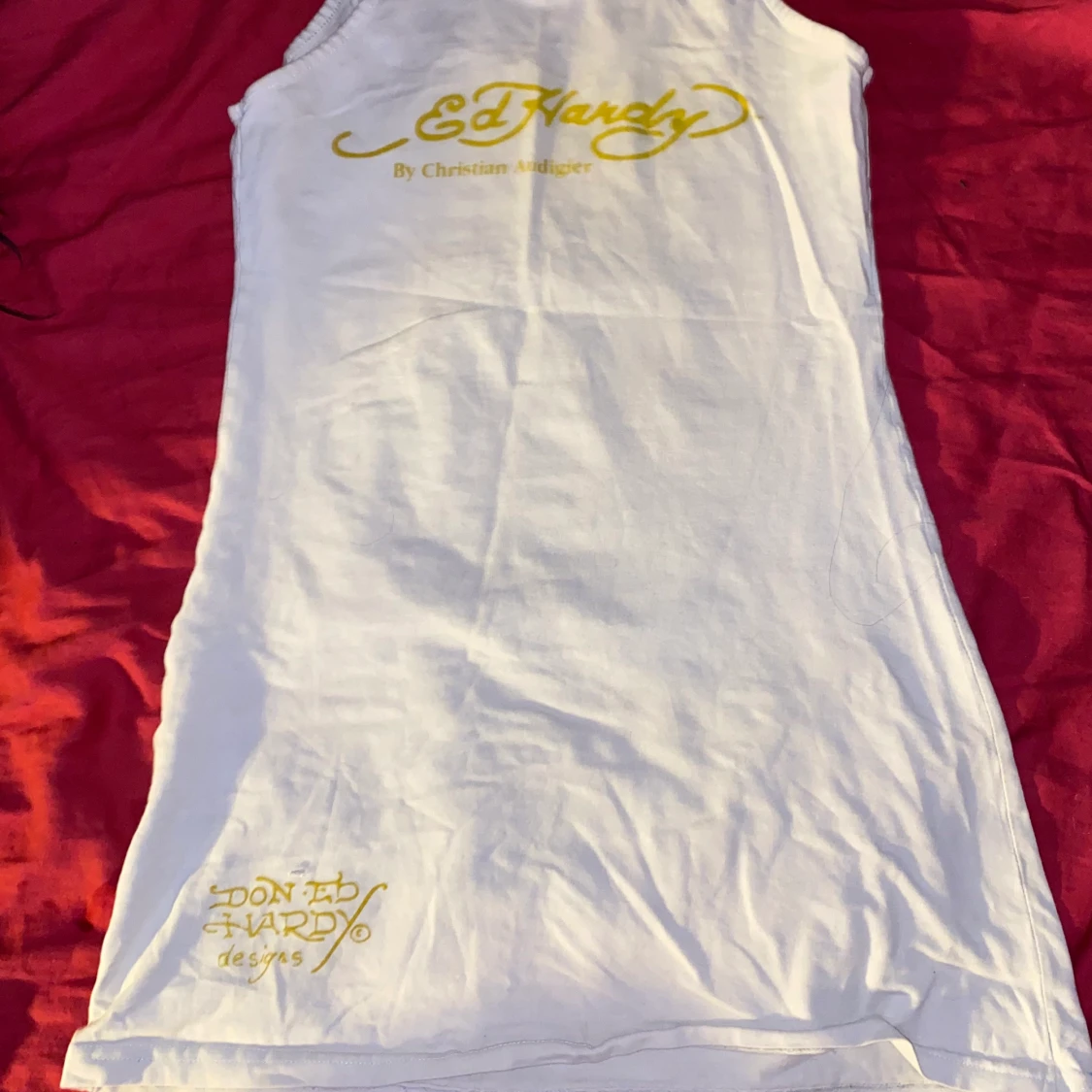 Ed Hardy miniklänning/långt linne  - 91