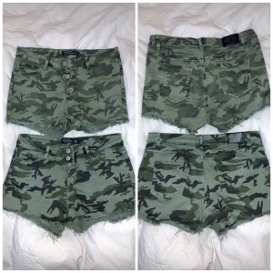 jeans shorts camo (helt ny) - camo jeans shorts high waist, aldrig använt (ny och in perfekt tillstånd) (köpt på H&M) 