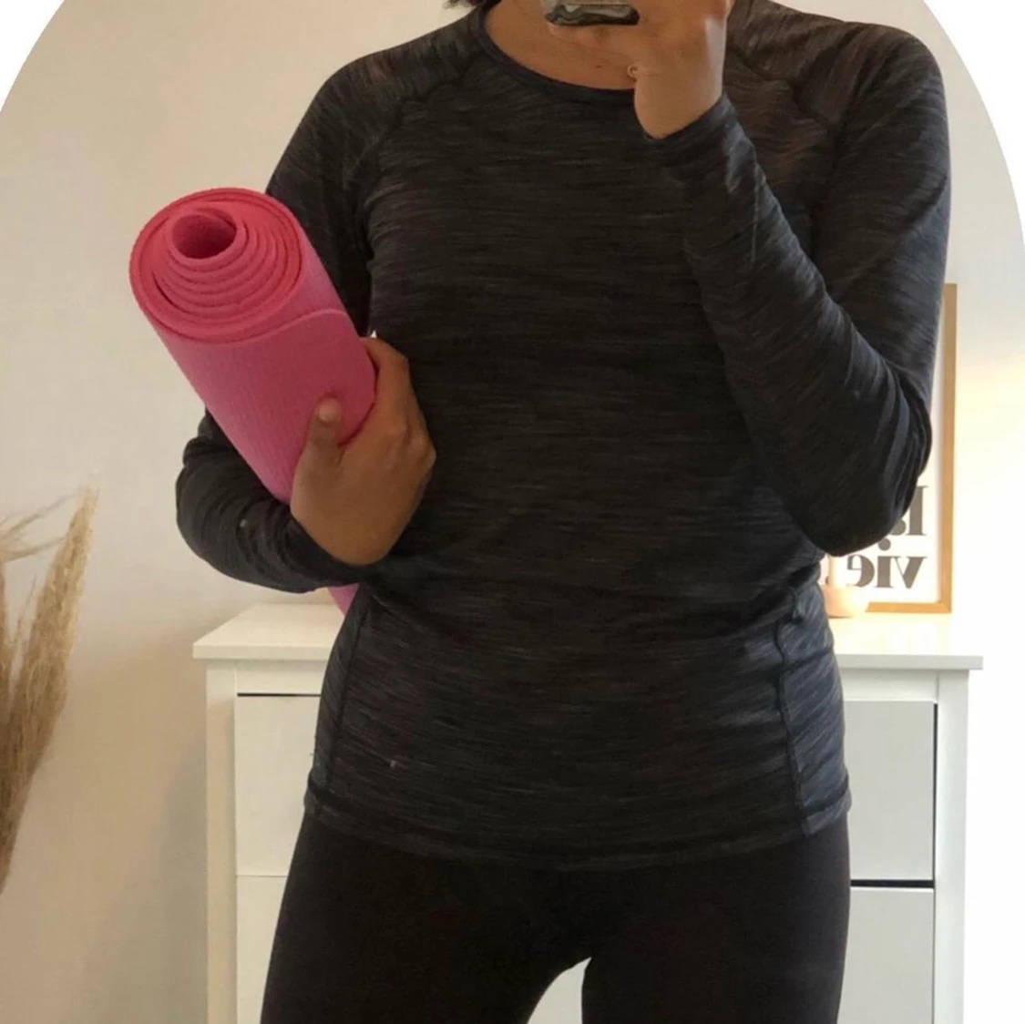 En gråmelerad träningstopp i storlek S🤸🏿♀️