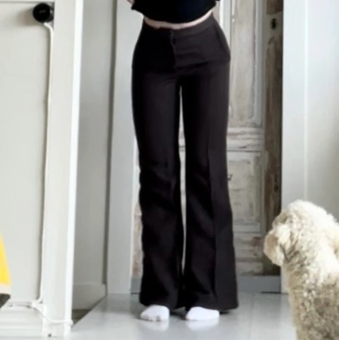 Kostymbyxor - bruna - 90