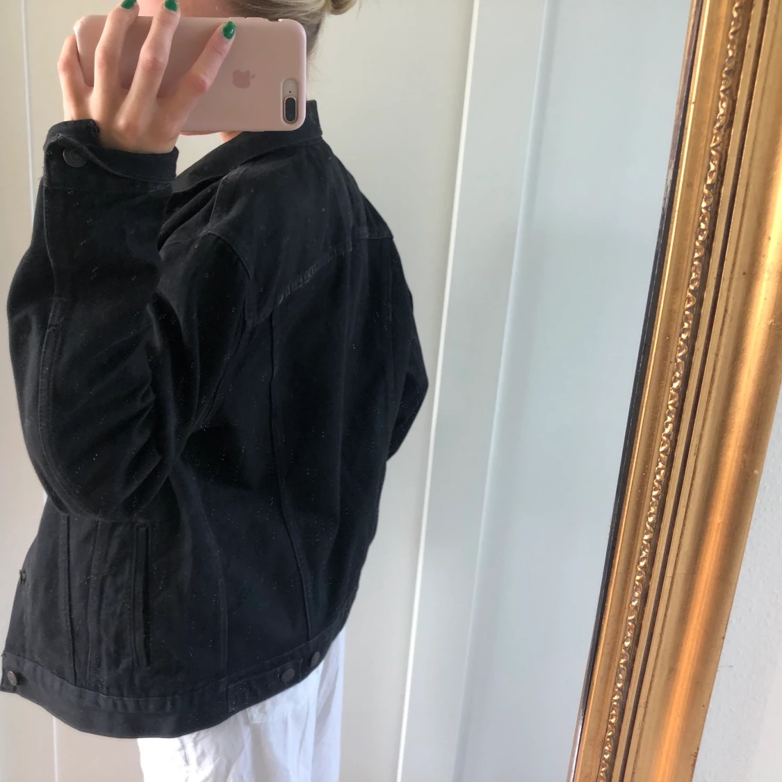 Svart Jeansjacka - 90