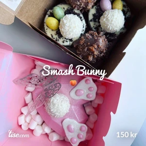 Smash Bunny  - Erbjudande just nu ett mini smash heart (Bunny) för 150kr välj design, färg, godis & hammare ingår! Perfekt till påsk 🐣🐰 skicka pm via instagram eller Facebook för beställning! 