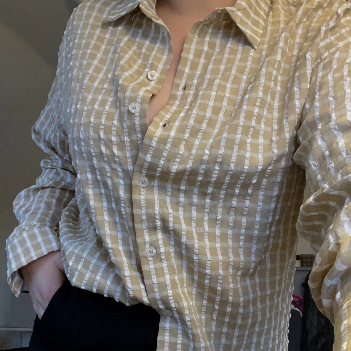 Rutig skjorta - 90