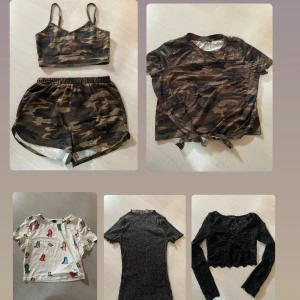 Shein kläder - En del kläder från shein eller andra utländska hemsidor. Vissa är använda mer och vissa är inte använda alls. Alla är i storlek XS eller passar som XS. Styckvis 15kr/st ellerpaketpris med alla plagg för 100kr. Fler bilder eller frågor, kontakta mig!