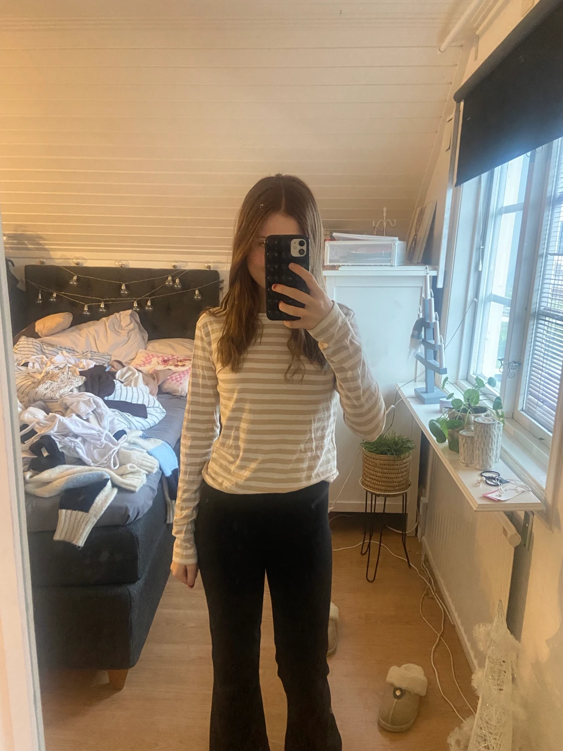 Randig stockholmstil tröja