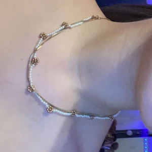 Halsband  - Ett vanligt halsband från hm med små blommor på. Köpare. Står för frakten!