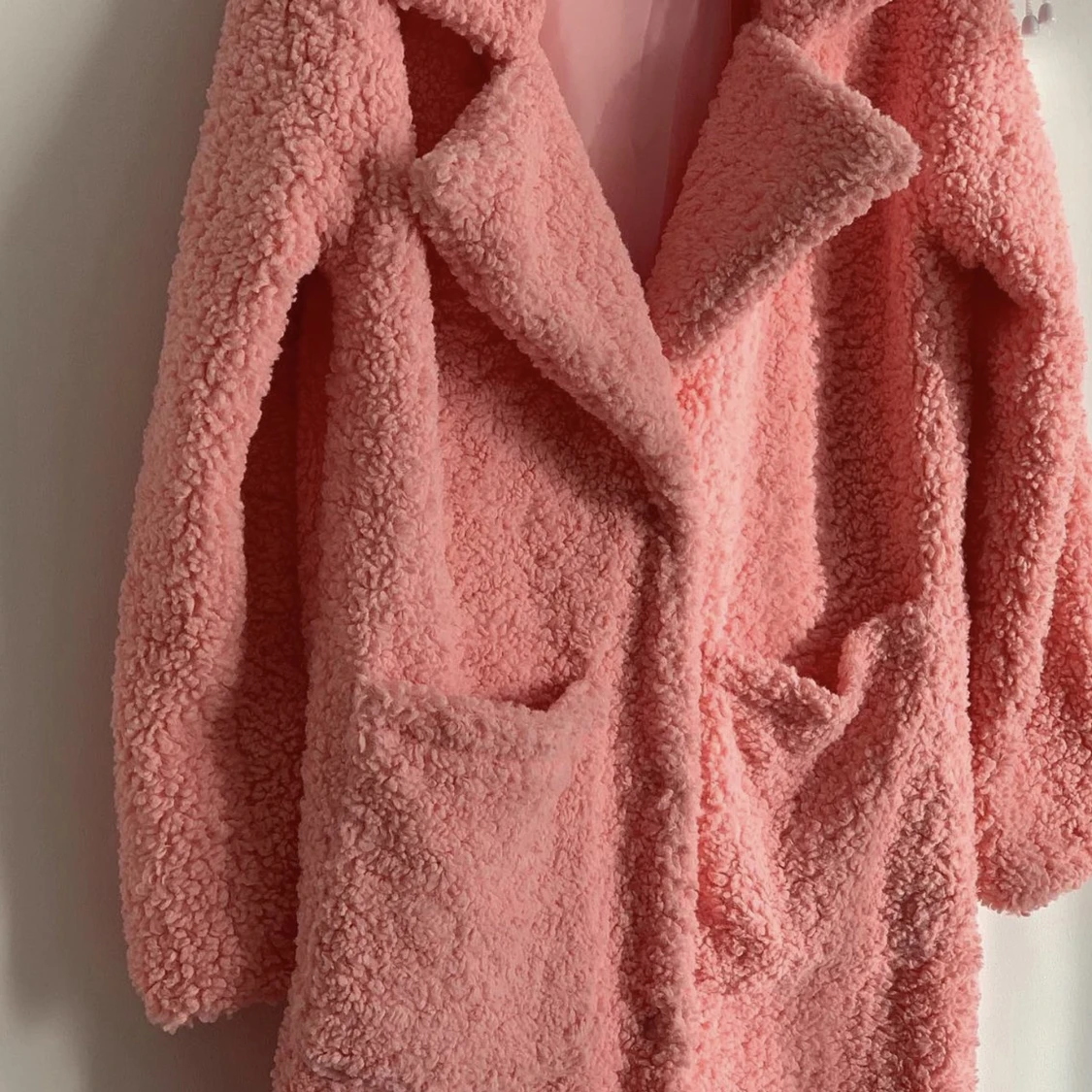 Oversize kappa i teddyfleece  - 91