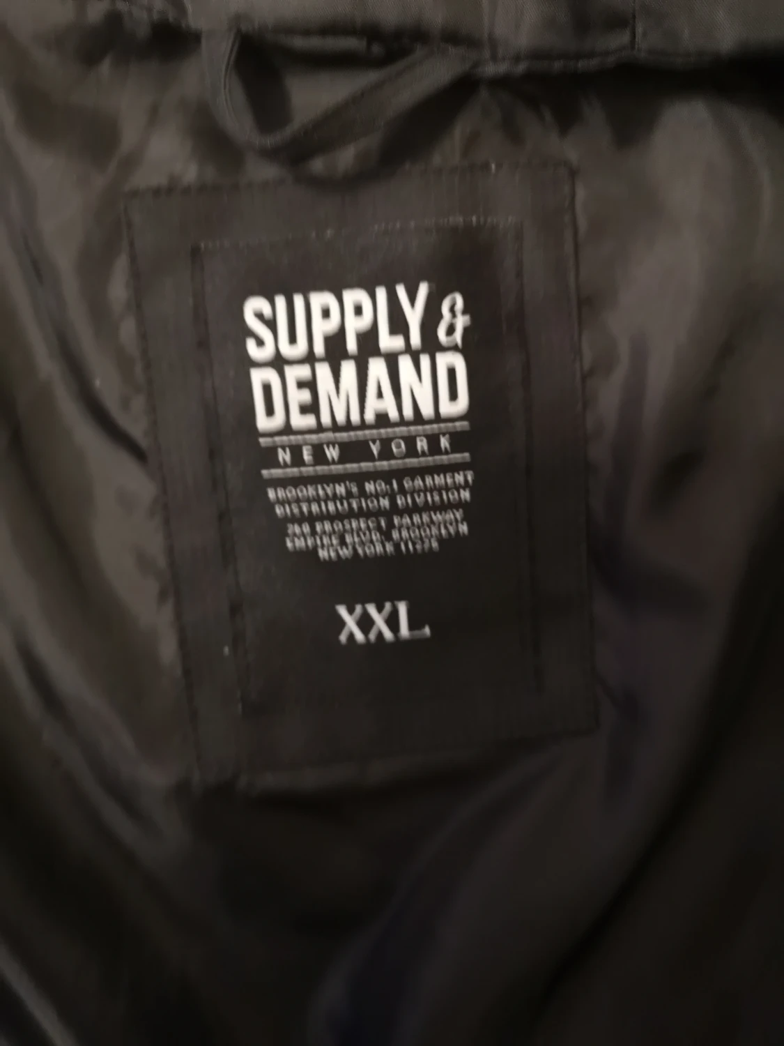 Svar vinterjacka  - 90