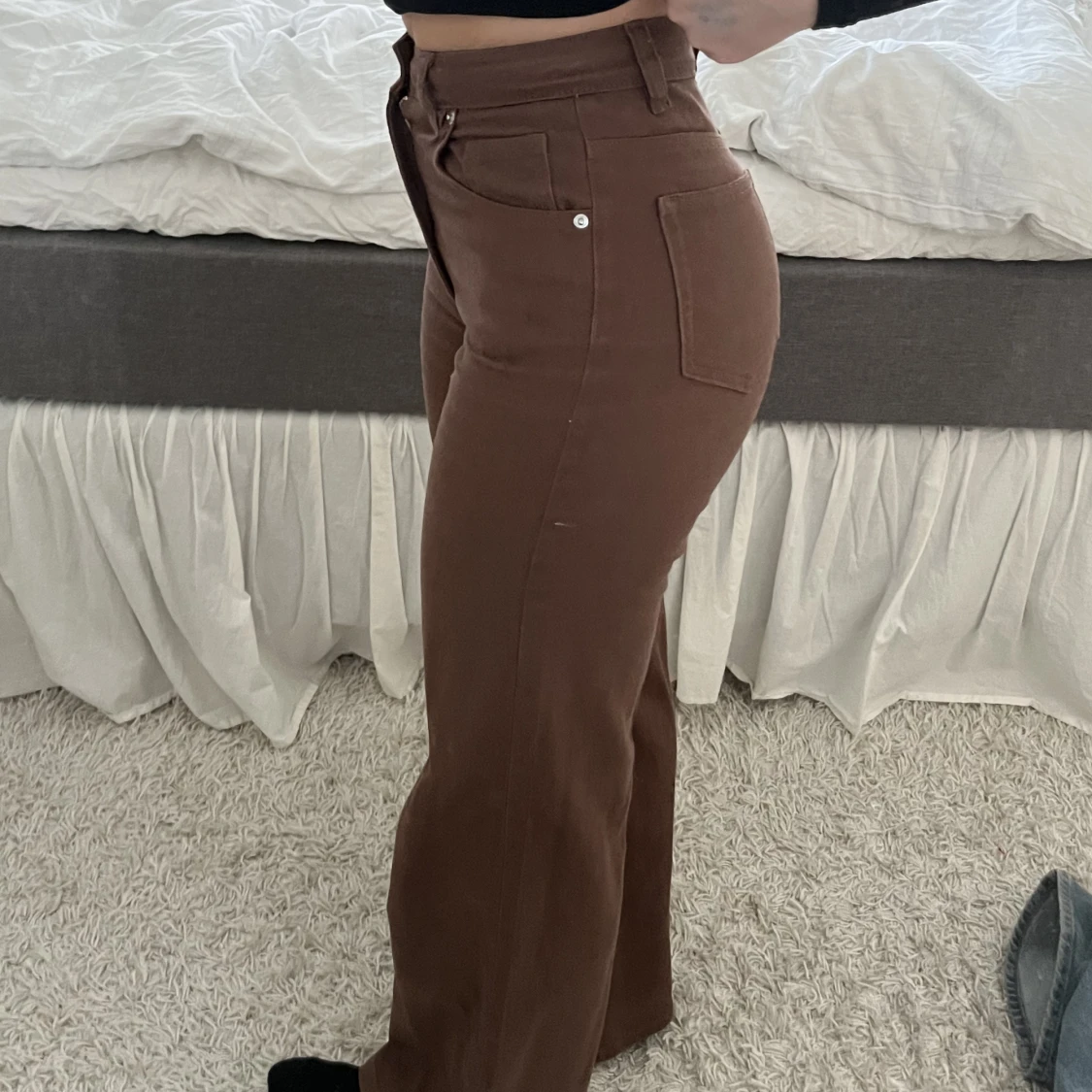 Bruna wide jeans strl xs - 90