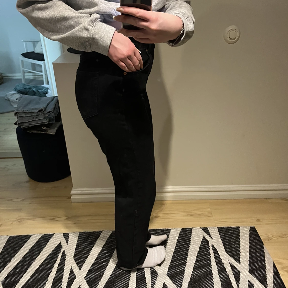 Svarta 90’s jeans - 90