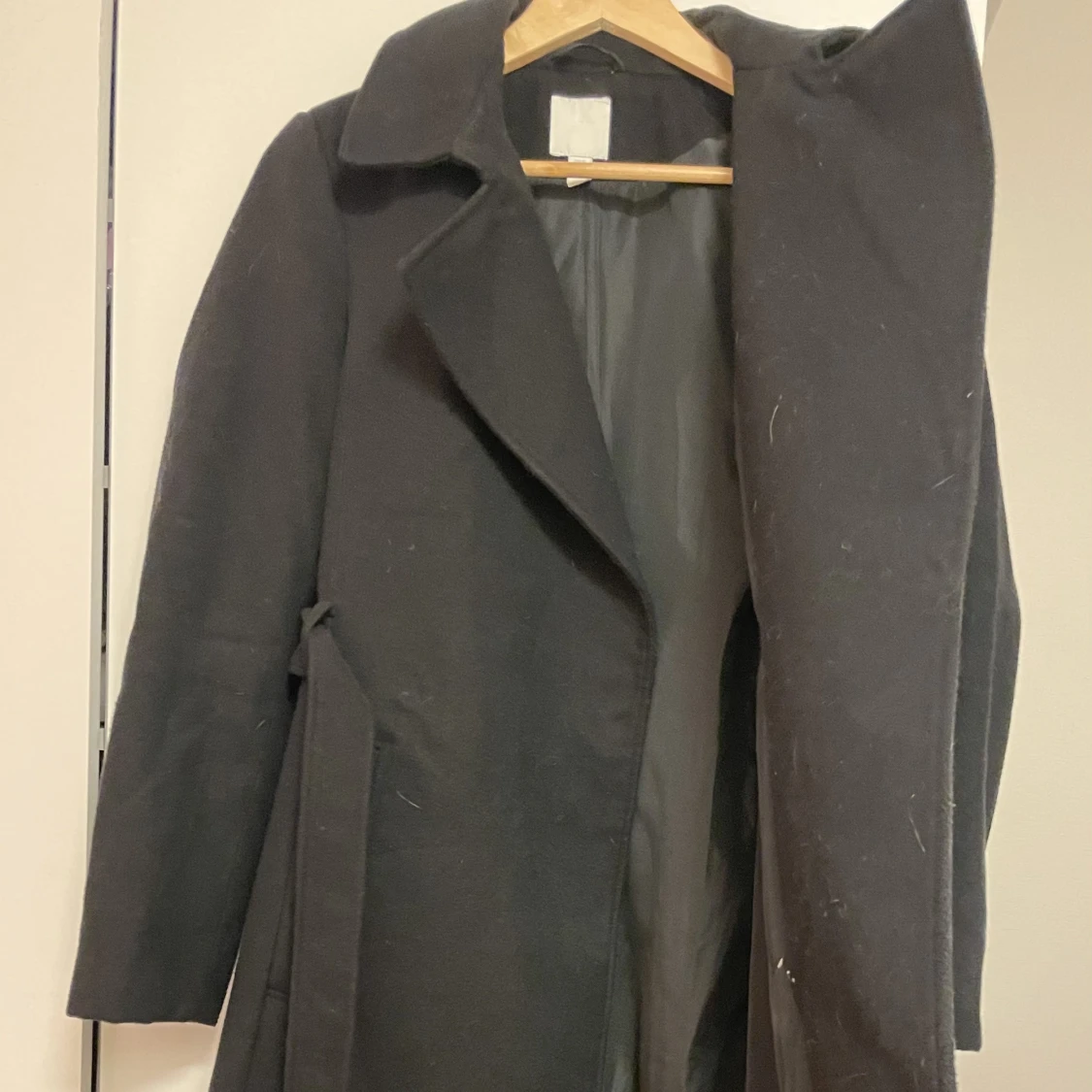 Svart lång kappa från H&M - 90