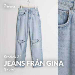 Jeans från Gina som inte kommer till användning. Storlek 32. Säljer för 80kr🤍