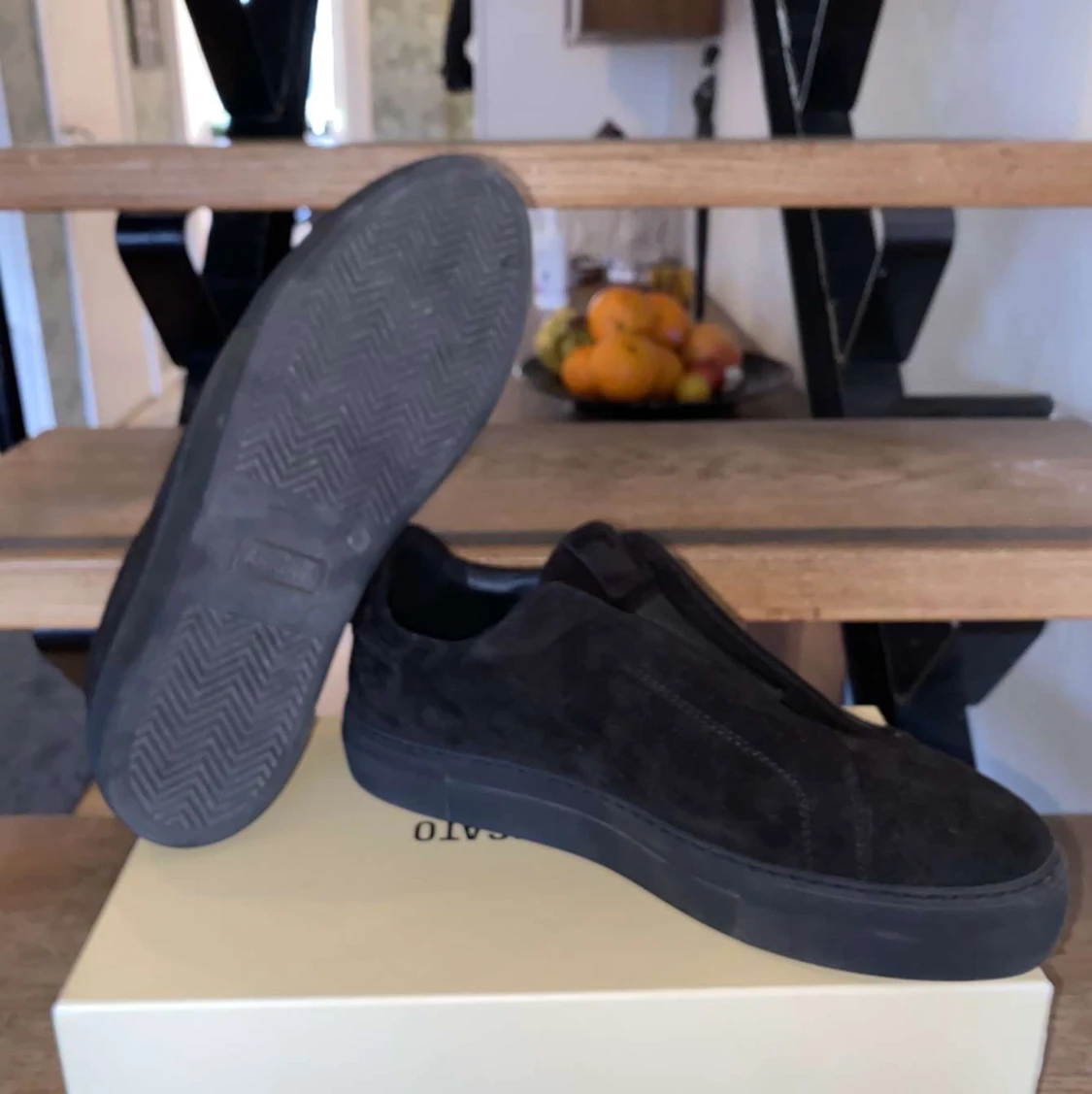 Hel svarta Arigato skor 