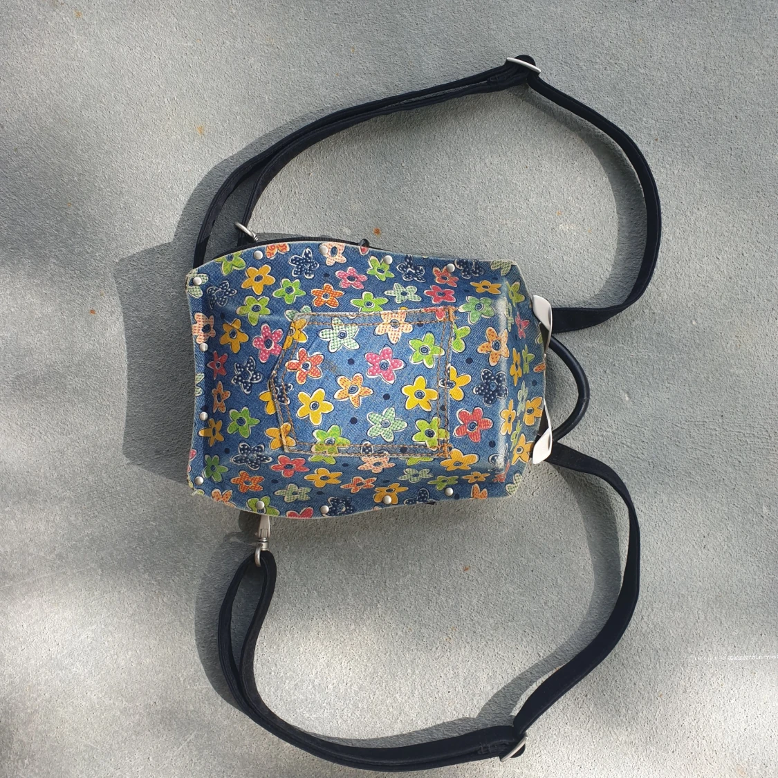 Rare Woblbee Hardcase Floral Mini Backpack
