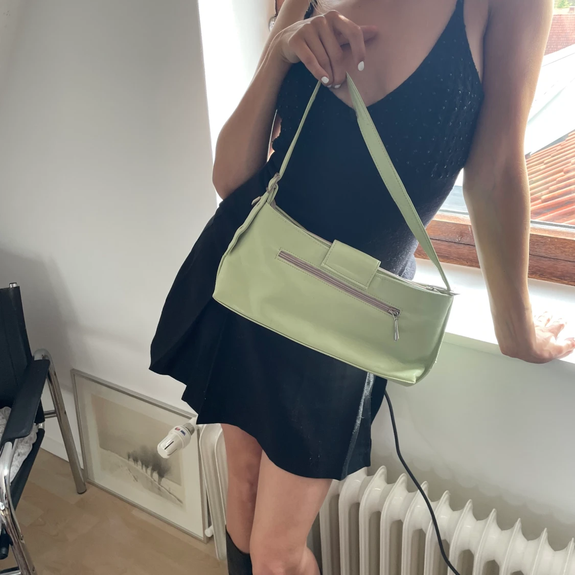 Grön vintage väska - 91