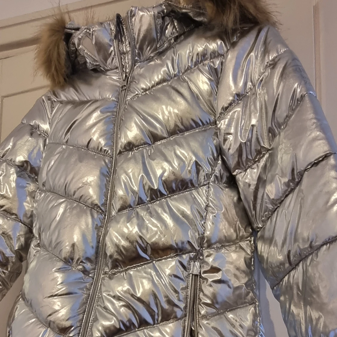 Mckinley jacka i silver med päls - 2