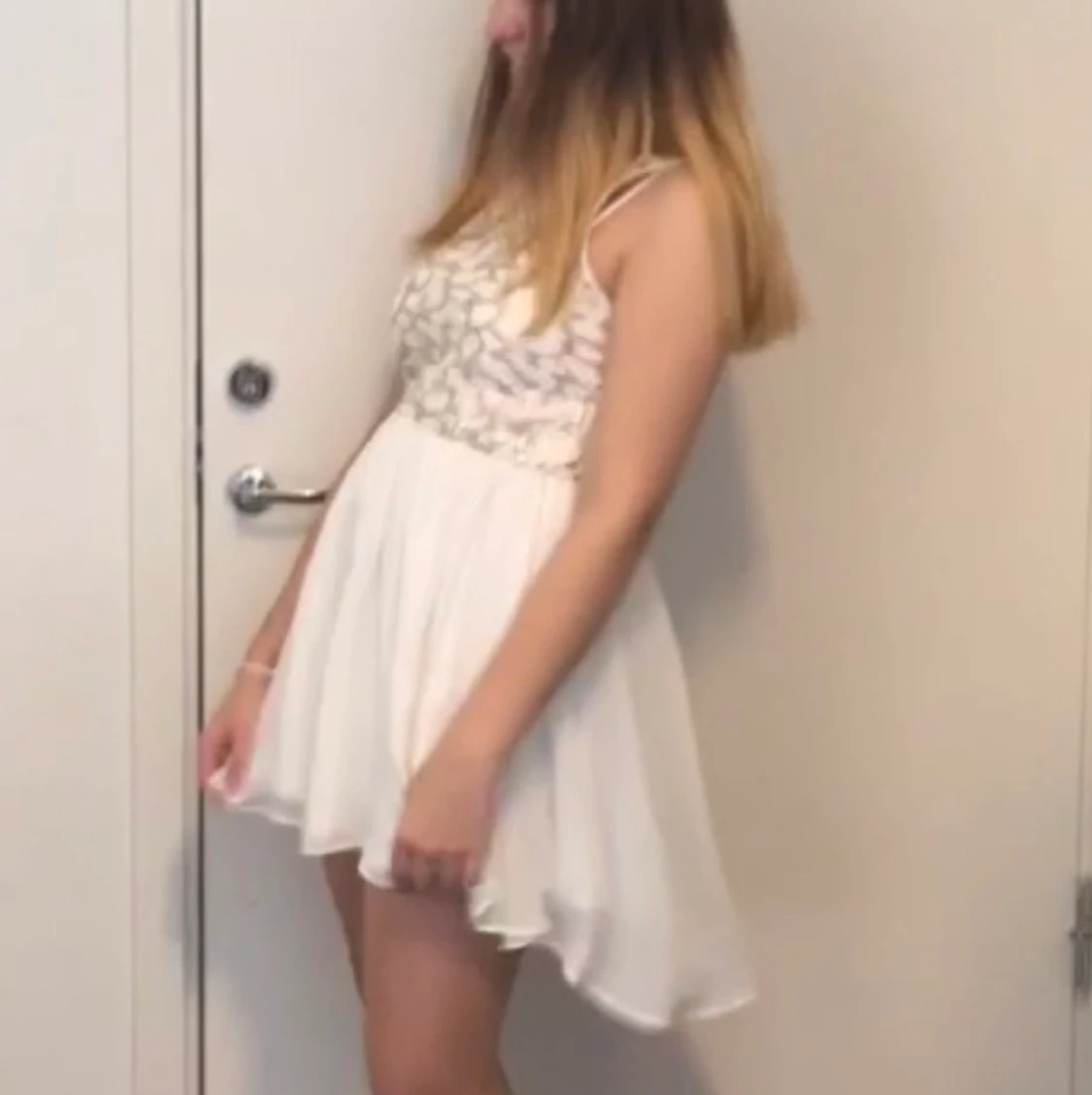 Vit klänning  - 91