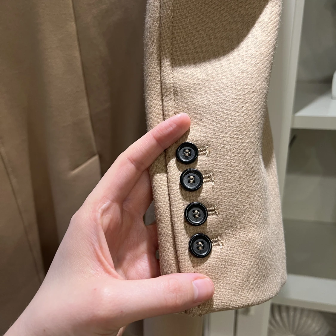 Zara Manteco Ull Kappa perfekt skick storlek 38 - 91