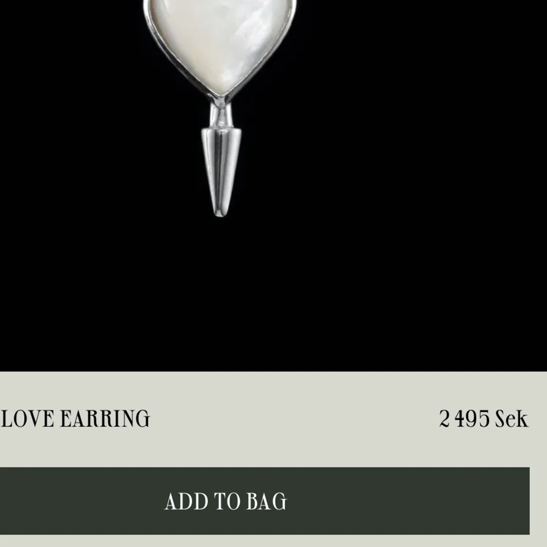 Maria Nilsdotter örhänge - 90