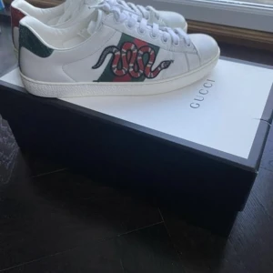 Gucci skor  - Gucci läder sneakers  Storlek 37