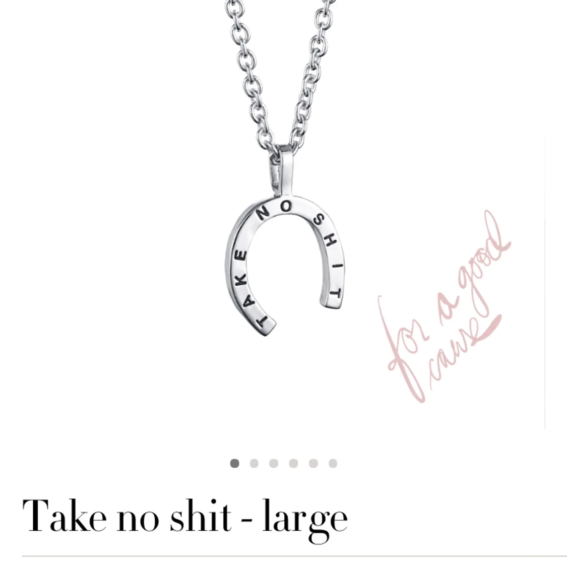 Silver halsband  - 90