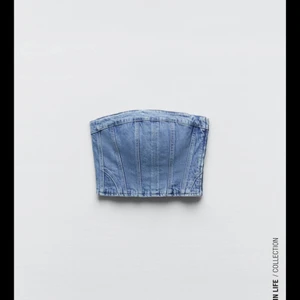 Jeans korsettopp - Strl M 