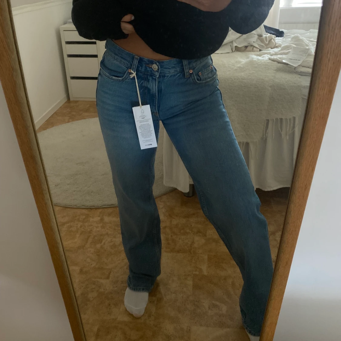 Lågmidjade jeans