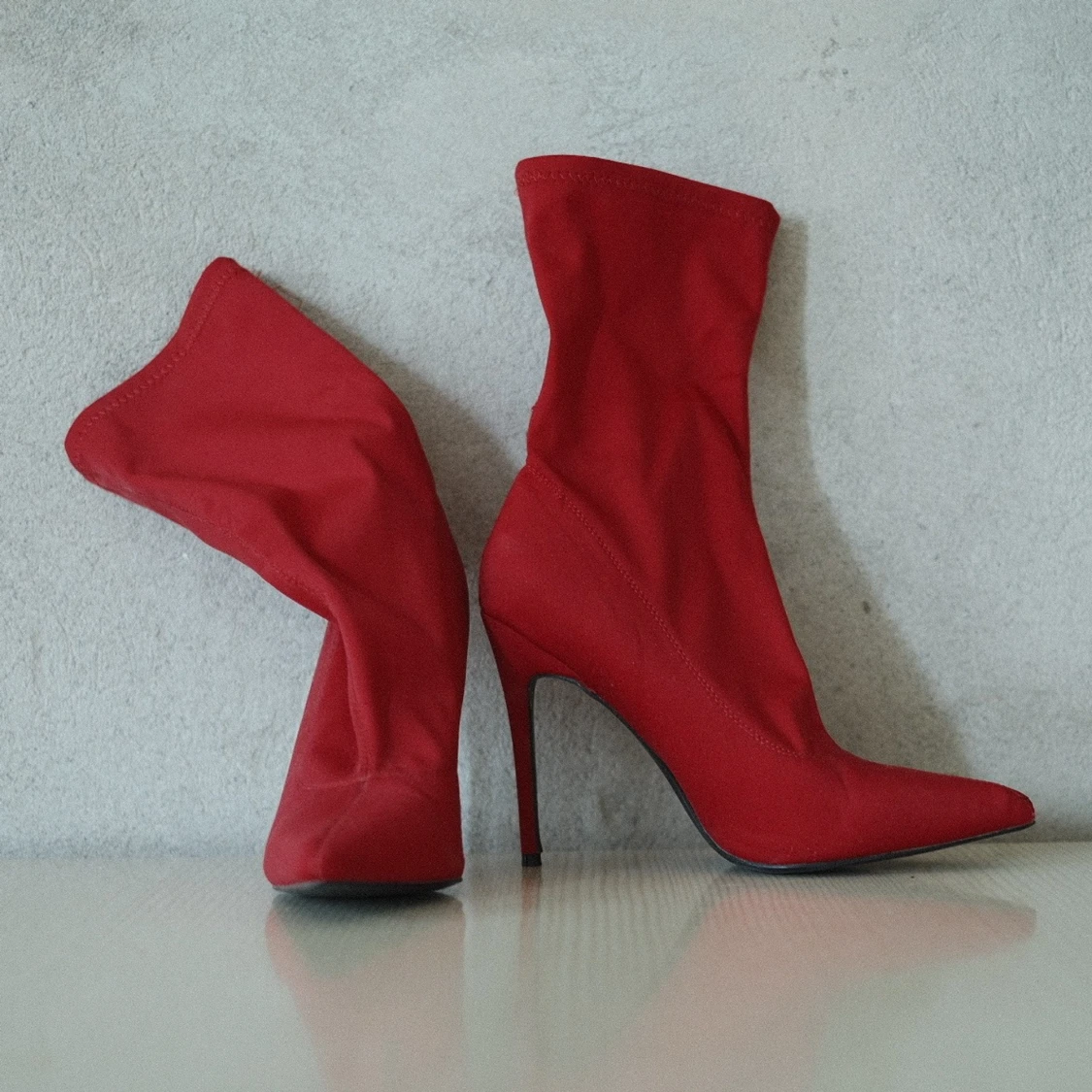 Aldrig använda klackar/boots