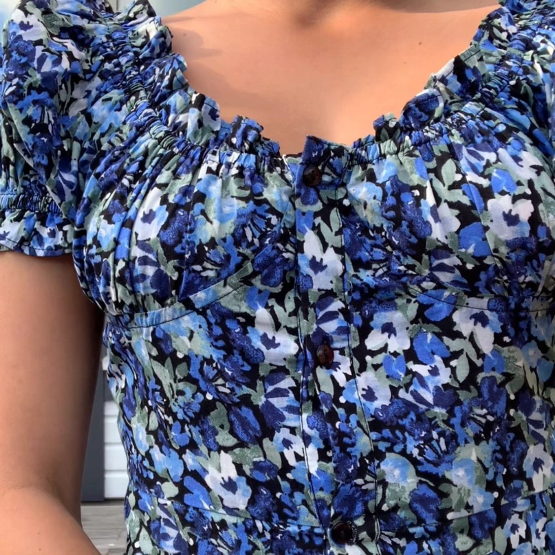 Mörkblå sommarklänning🌻 - 90