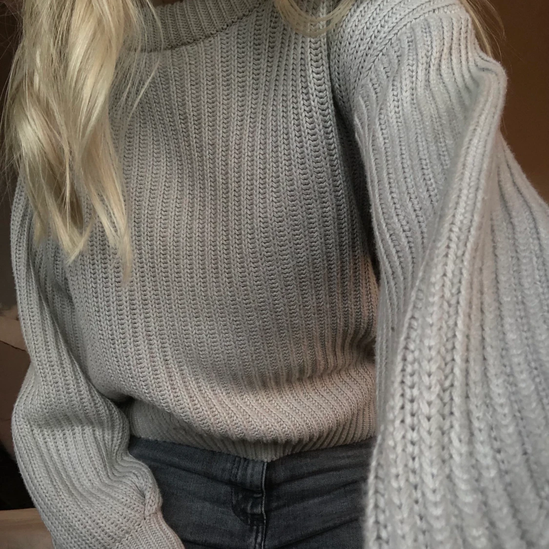 Stickad tröja