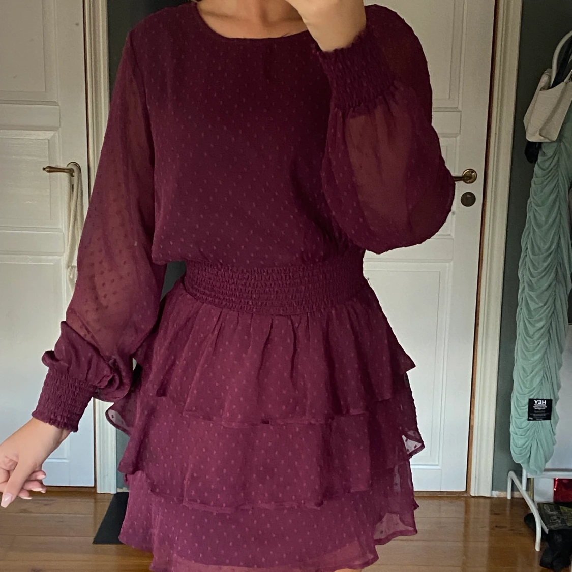 Långärmad klänning - 90