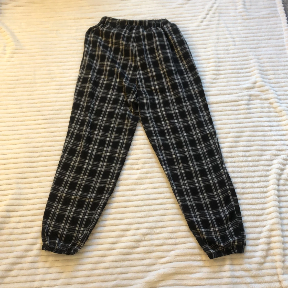 Shein, rutiga pyjamas byxor - 91