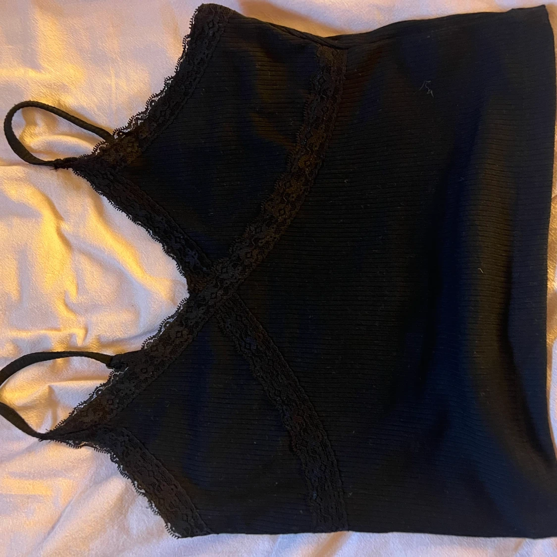 Svart linne stl s - 90