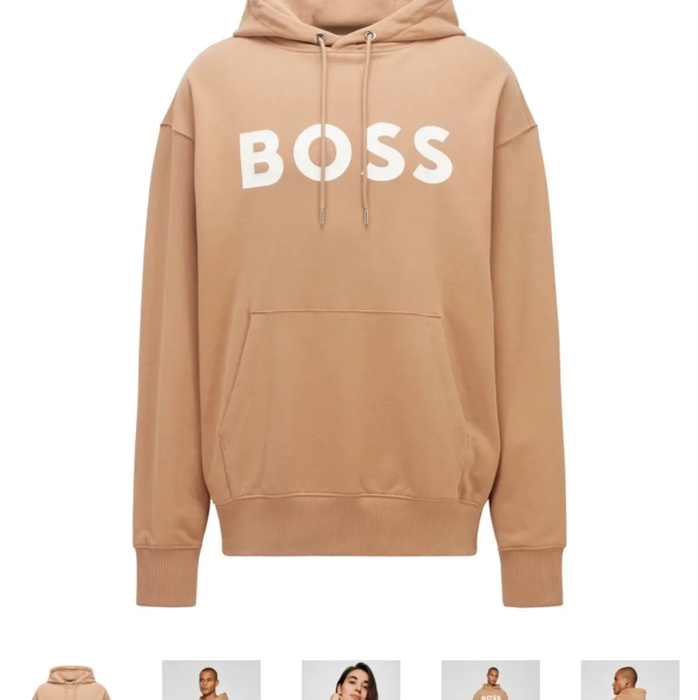 Beige boss hoodie, nwt, storlek XL, nypris 1999. Hoodies.