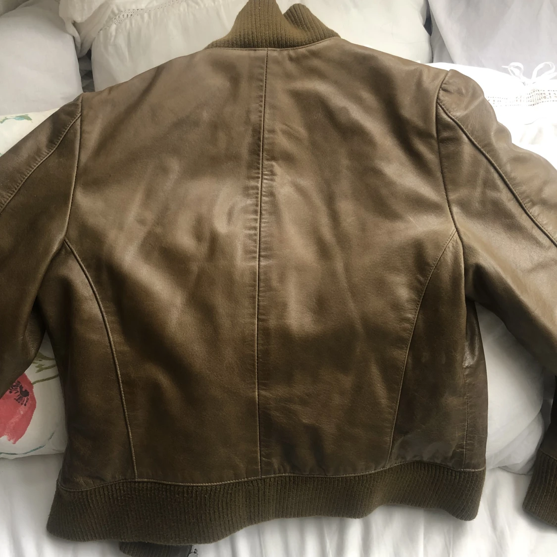 Grön Skinn jacka - 90