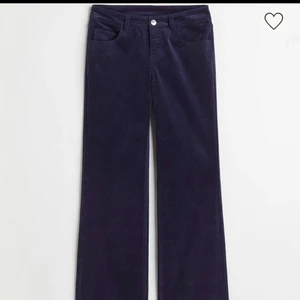 Lågmidjade manchesterbyxor  - Från Hm, använt en gång