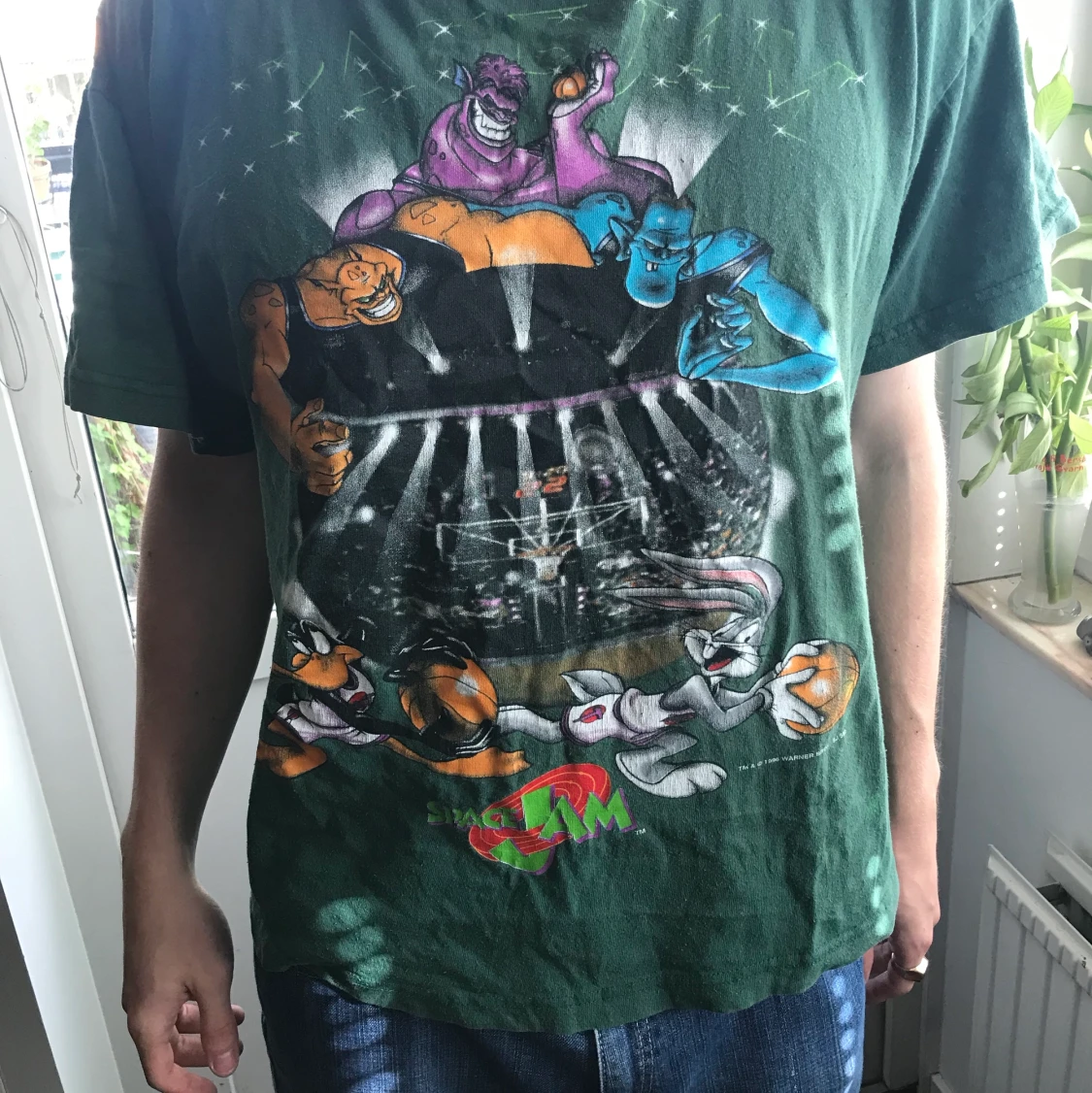 1996 vintage space jam monstars tee - 90