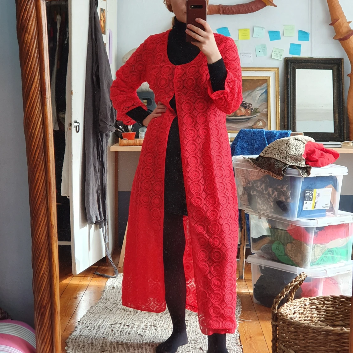 60-tals kimono/kofta i spets